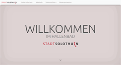 Desktop Screenshot of hallenbad-solothurn.ch