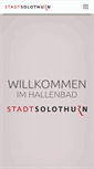 Mobile Screenshot of hallenbad-solothurn.ch